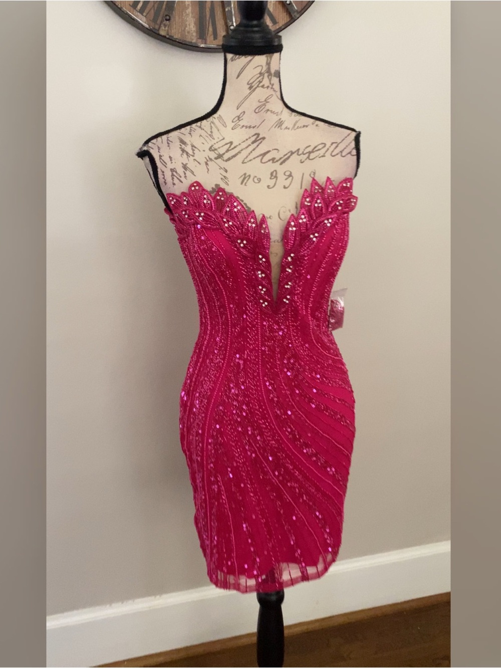 Pink homecoming dress, short prom dress, pageant cocktail dress